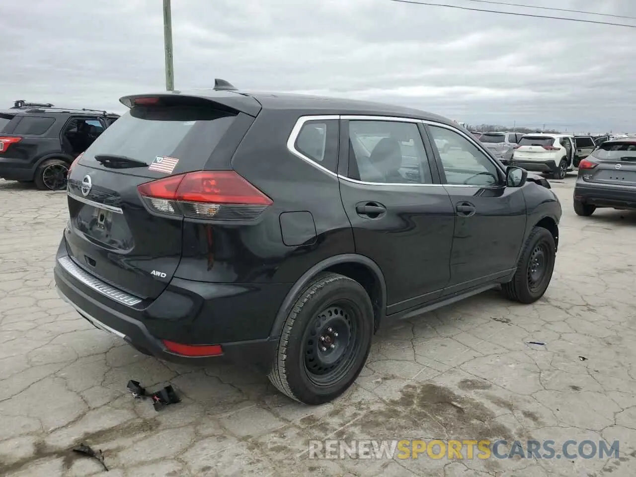 3 Photograph of a damaged car JN8AT2MV1KW385327 NISSAN ROGUE 2019