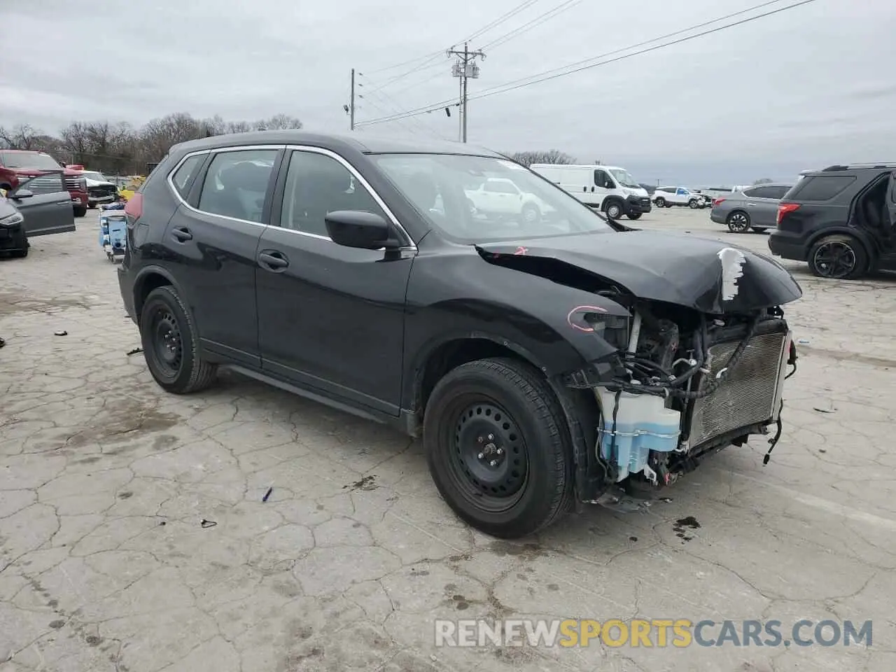 4 Photograph of a damaged car JN8AT2MV1KW385327 NISSAN ROGUE 2019