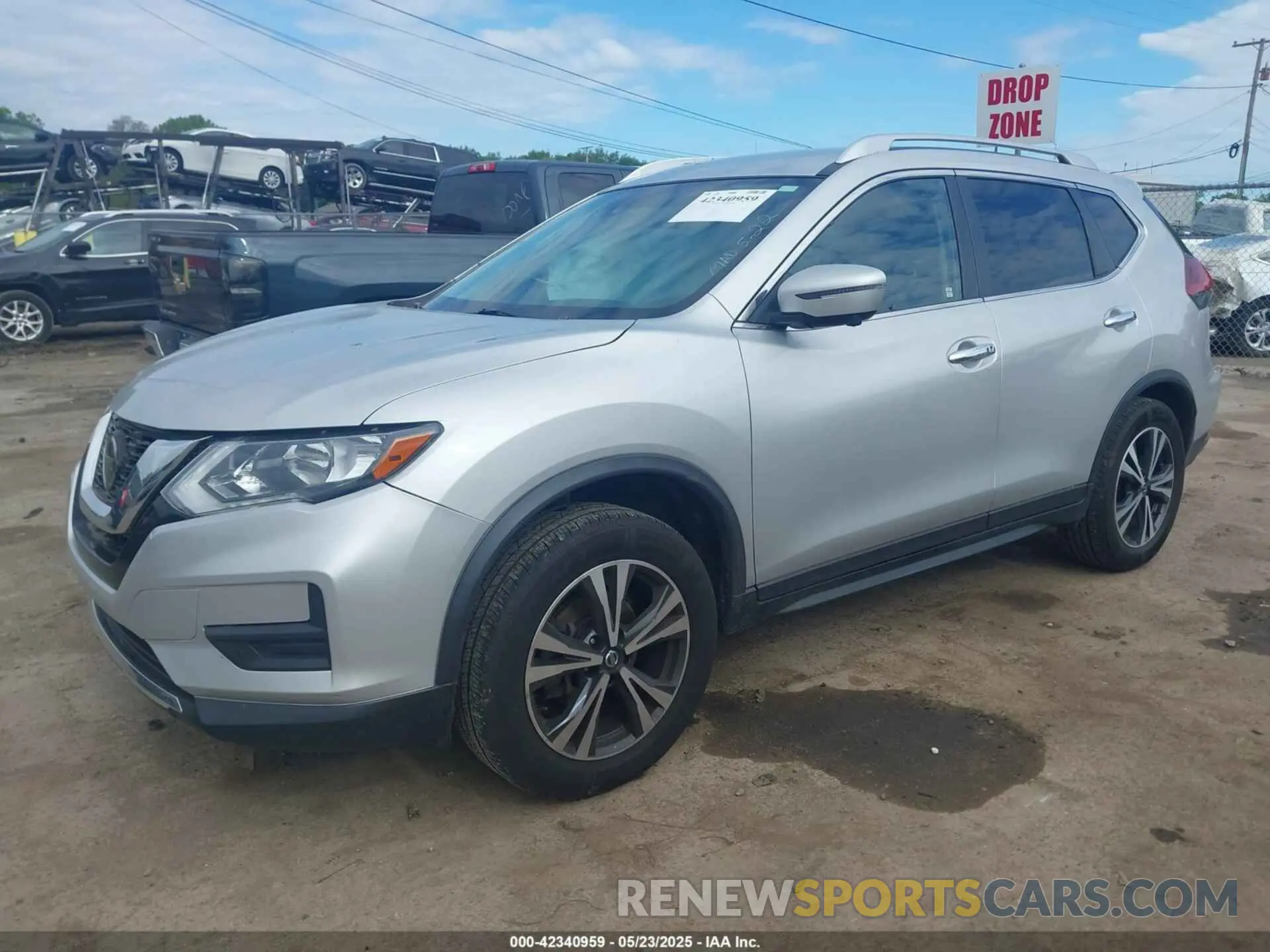 2 Photograph of a damaged car JN8AT2MV1KW386333 NISSAN ROGUE 2019