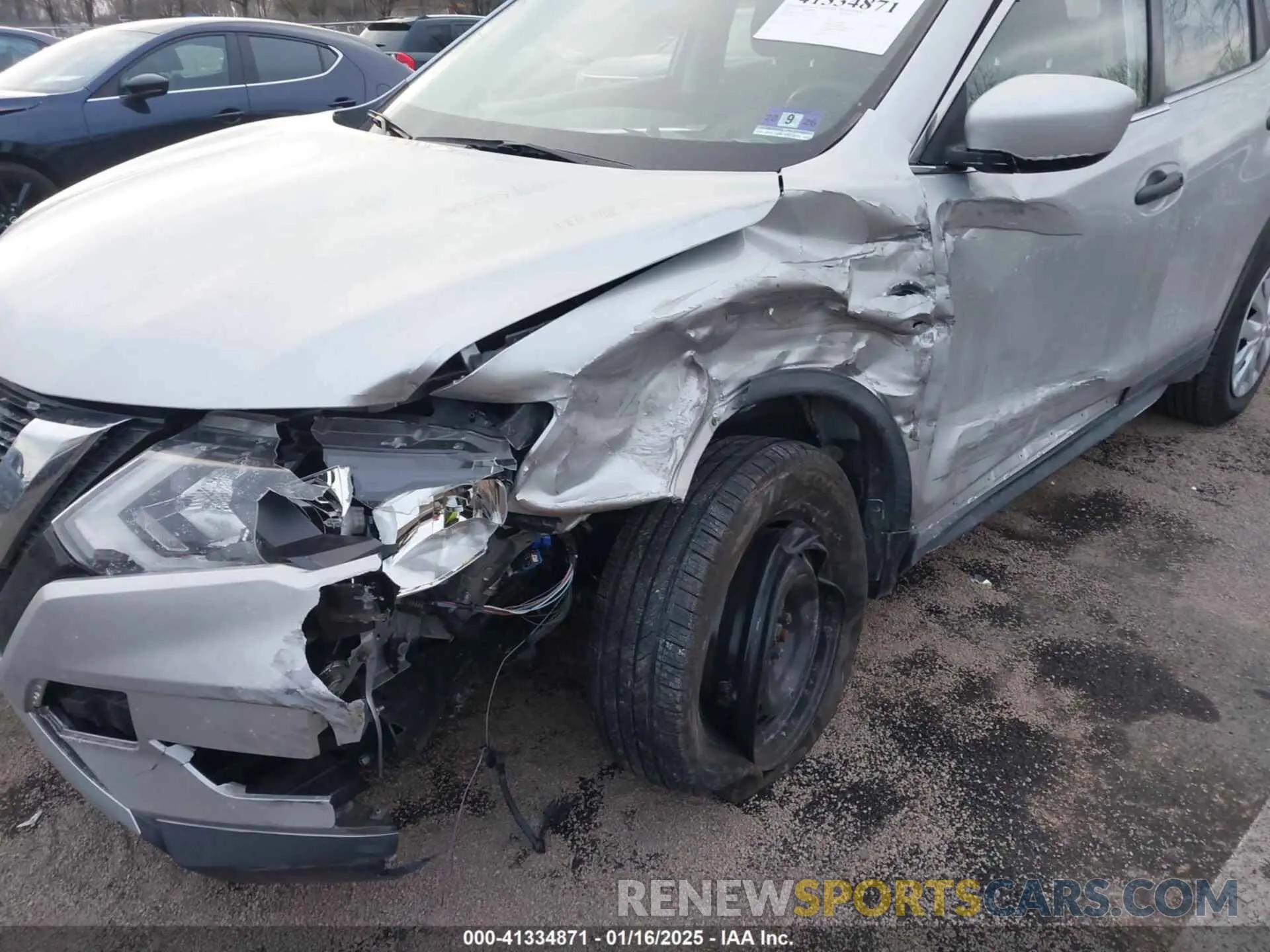 6 Photograph of a damaged car JN8AT2MV1KW387501 NISSAN ROGUE 2019