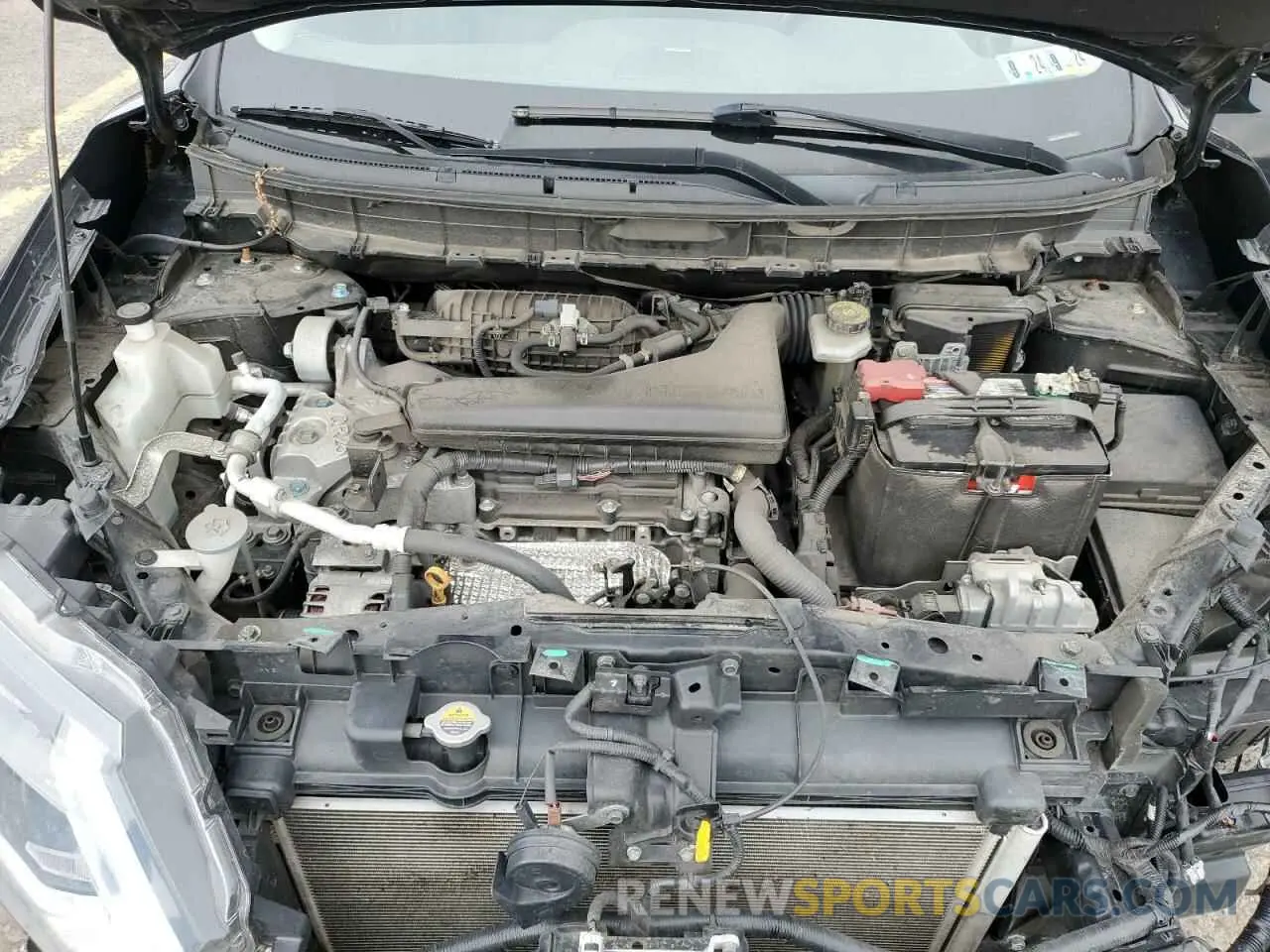 12 Photograph of a damaged car JN8AT2MV1KW393637 NISSAN ROGUE 2019