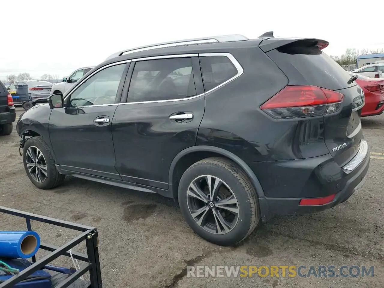 2 Photograph of a damaged car JN8AT2MV1KW393637 NISSAN ROGUE 2019