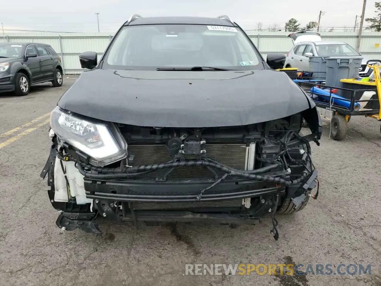 5 Photograph of a damaged car JN8AT2MV1KW393637 NISSAN ROGUE 2019