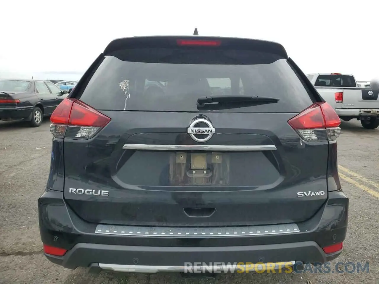6 Photograph of a damaged car JN8AT2MV1KW393637 NISSAN ROGUE 2019