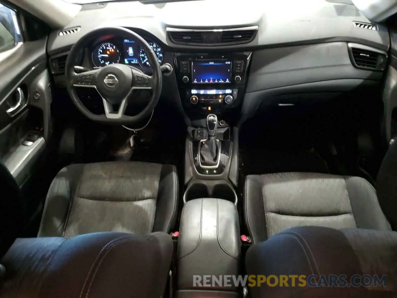 8 Photograph of a damaged car JN8AT2MV1KW393878 NISSAN ROGUE 2019