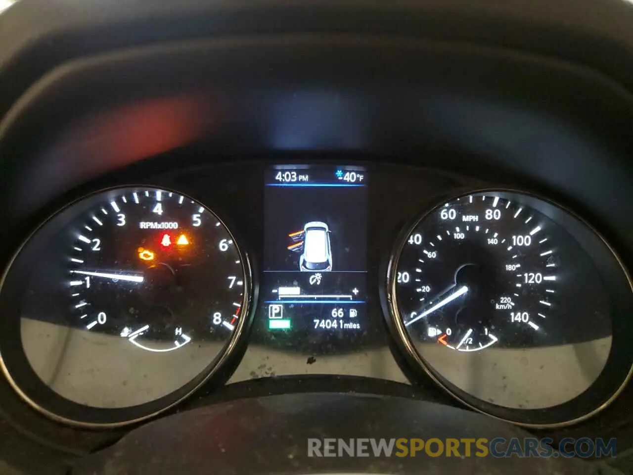 9 Photograph of a damaged car JN8AT2MV1KW393878 NISSAN ROGUE 2019
