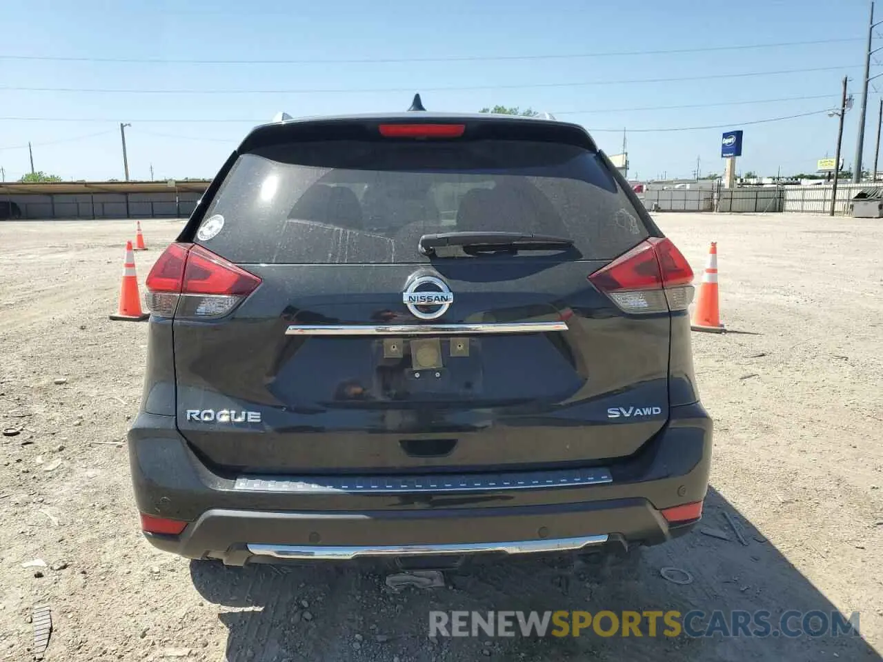 6 Photograph of a damaged car JN8AT2MV1KW395923 NISSAN ROGUE 2019