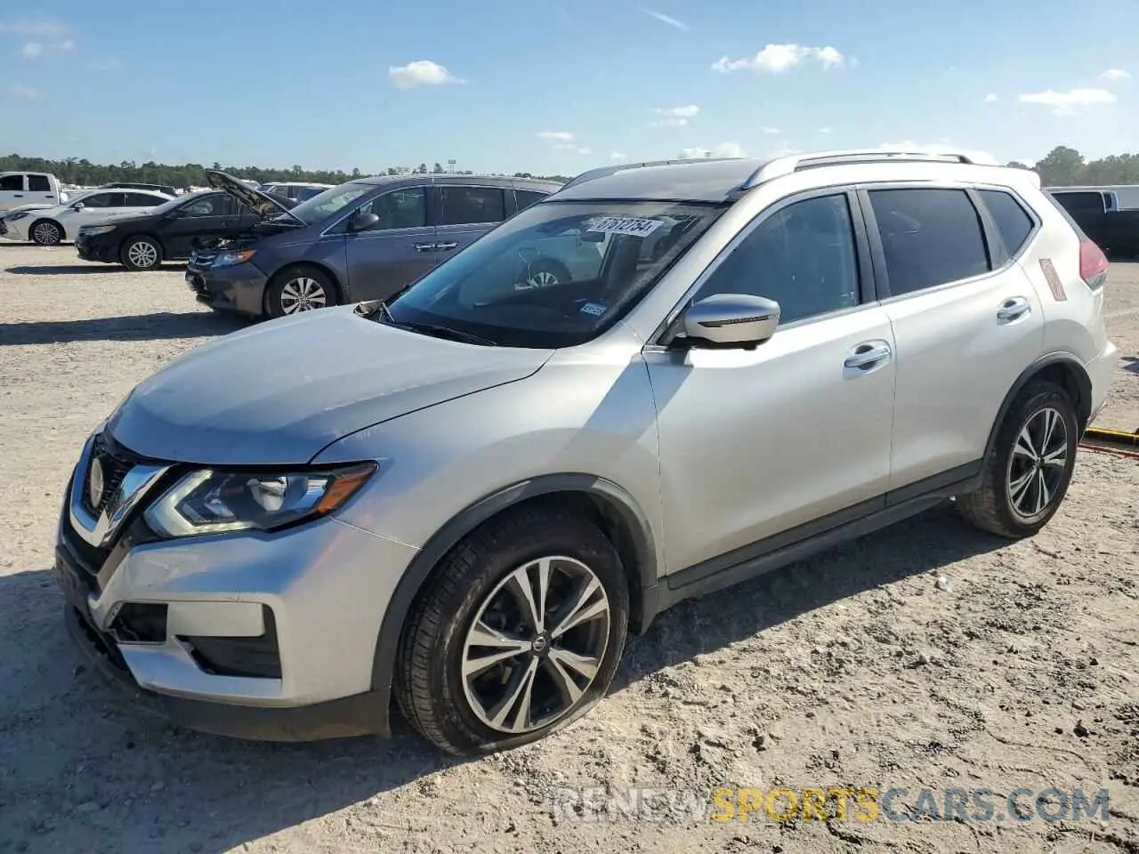 1 Photograph of a damaged car JN8AT2MV2KW382808 NISSAN ROGUE 2019