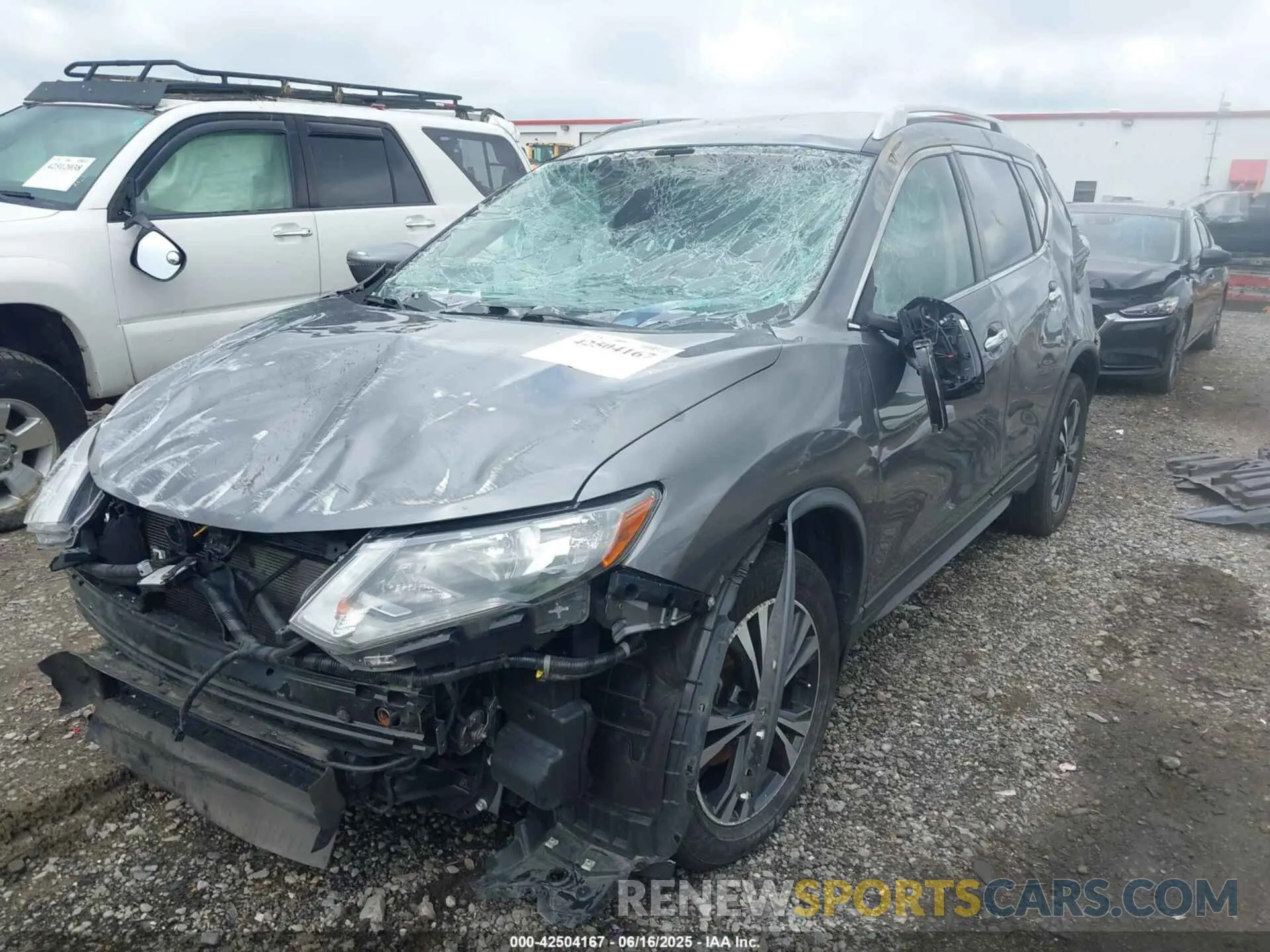 6 Photograph of a damaged car JN8AT2MV2KW385398 NISSAN ROGUE 2019