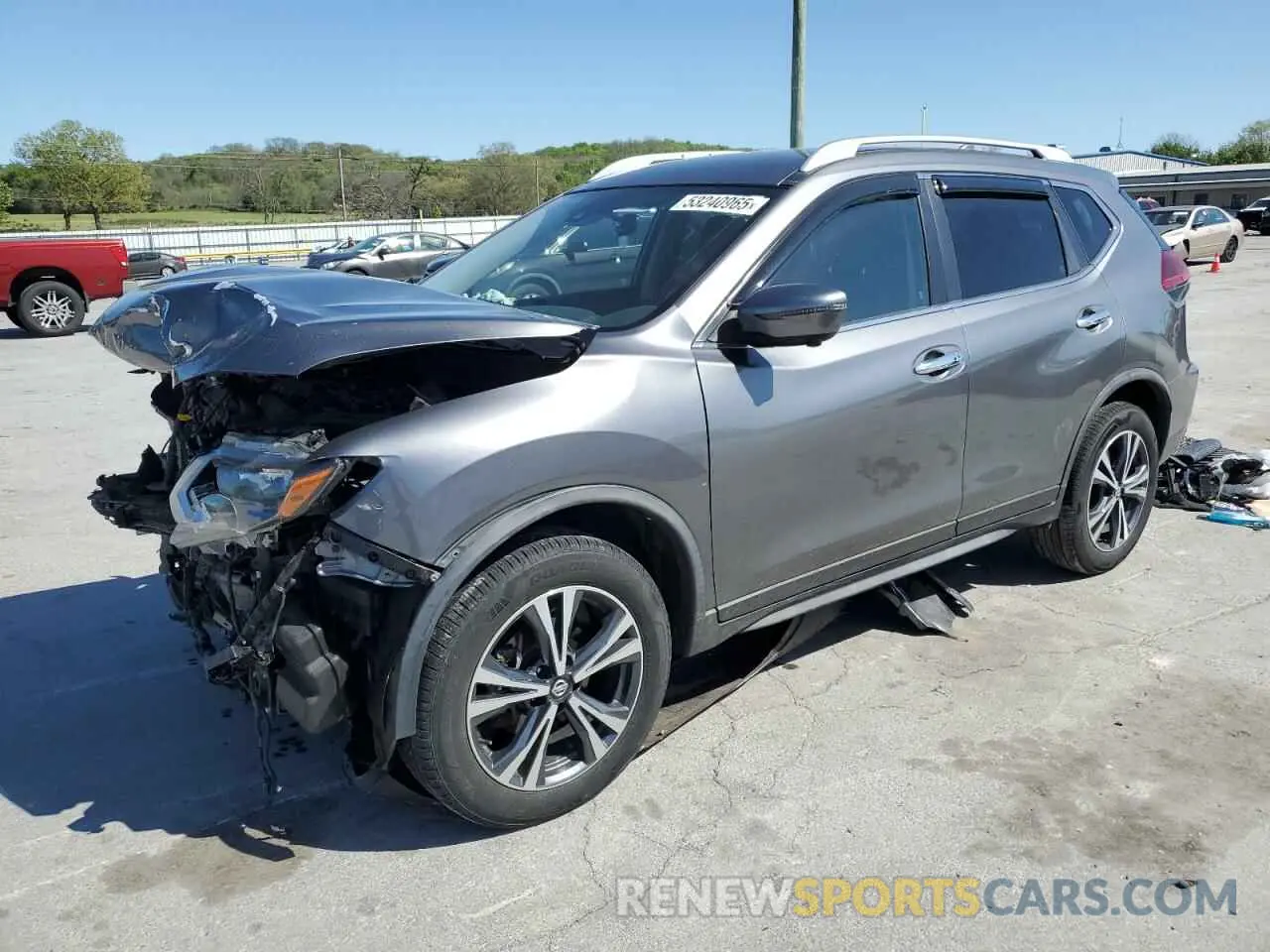 1 Photograph of a damaged car JN8AT2MV2KW395087 NISSAN ROGUE 2019