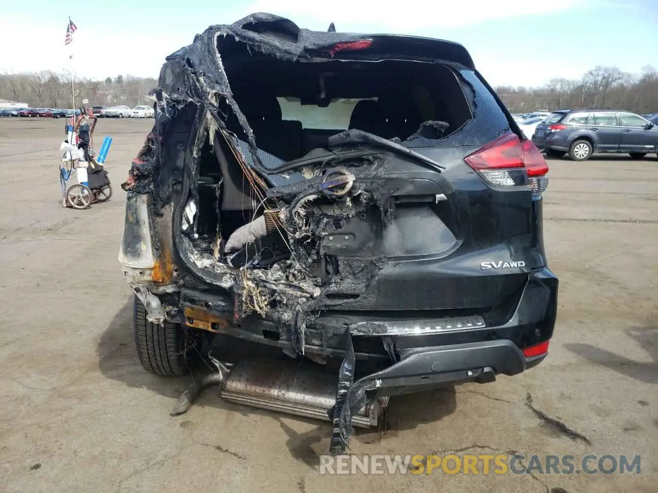 6 Photograph of a damaged car JN8AT2MV2KW395638 NISSAN ROGUE 2019