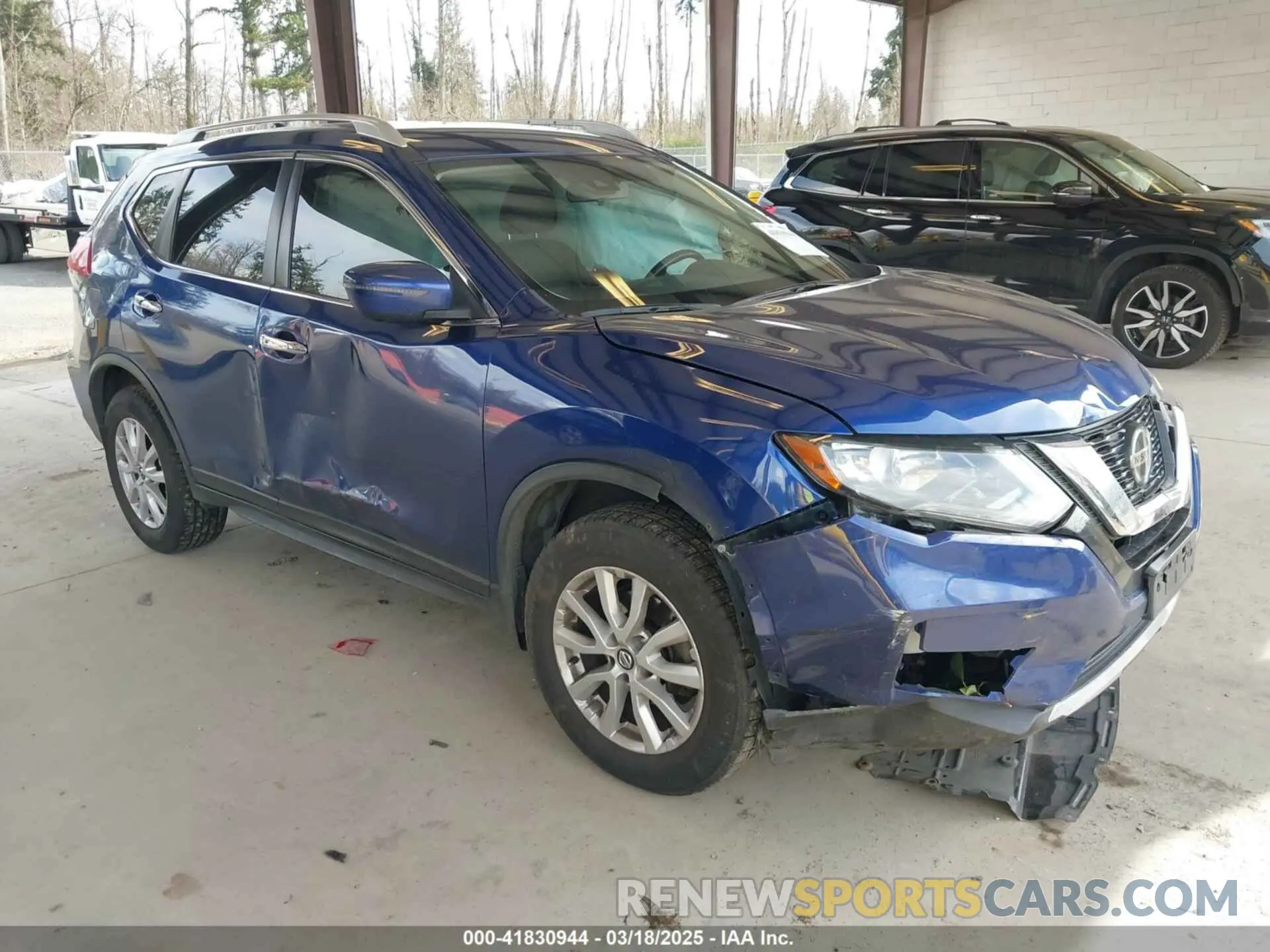 1 Photograph of a damaged car JN8AT2MV3KW383093 NISSAN ROGUE 2019