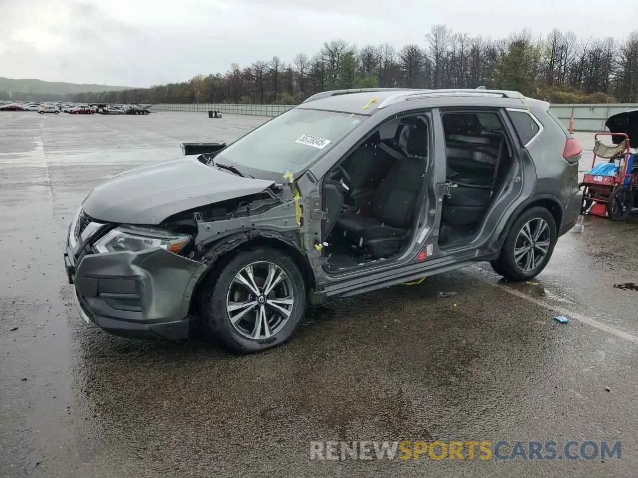 1 Photograph of a damaged car JN8AT2MV3KW396670 NISSAN ROGUE 2019