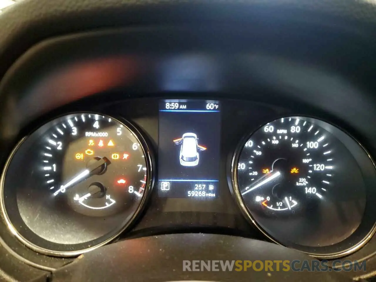 9 Photograph of a damaged car JN8AT2MV3KW401558 NISSAN ROGUE 2019