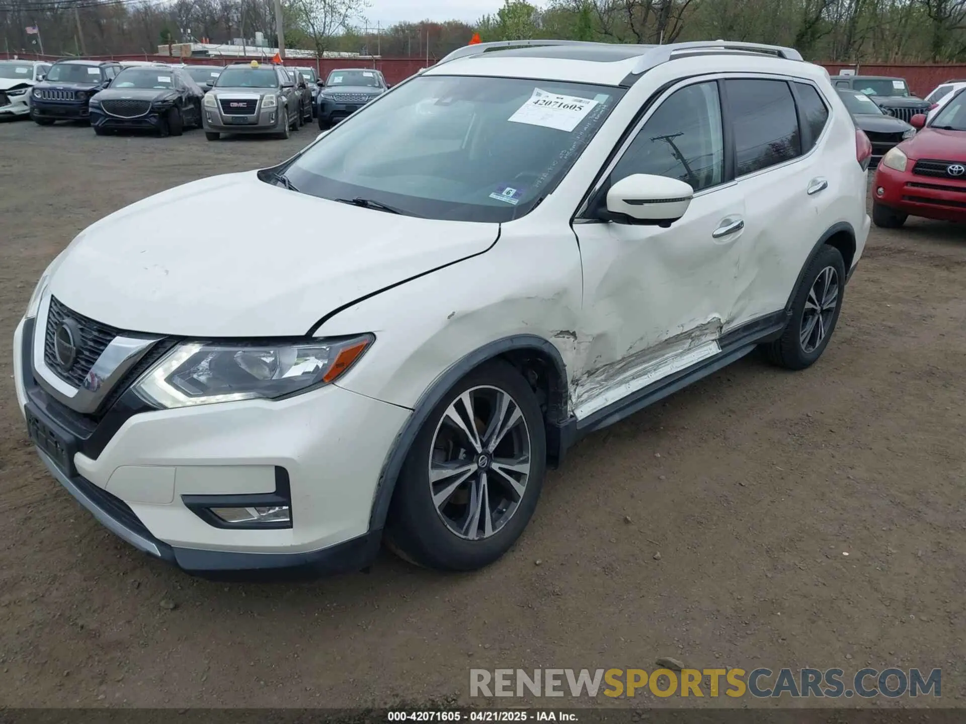 6 Photograph of a damaged car JN8AT2MV4KW380395 NISSAN ROGUE 2019