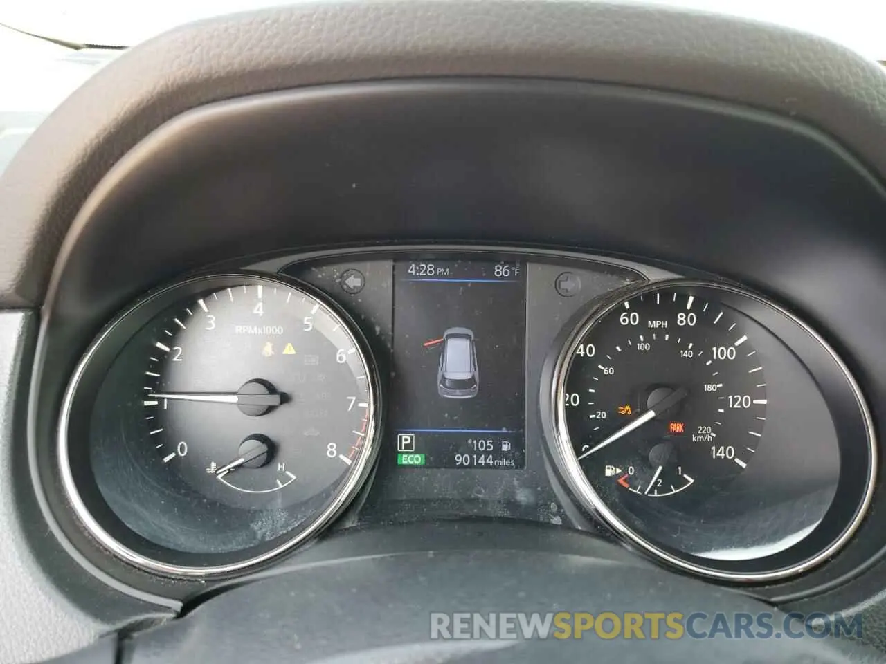 9 Photograph of a damaged car JN8AT2MV4KW384334 NISSAN ROGUE 2019