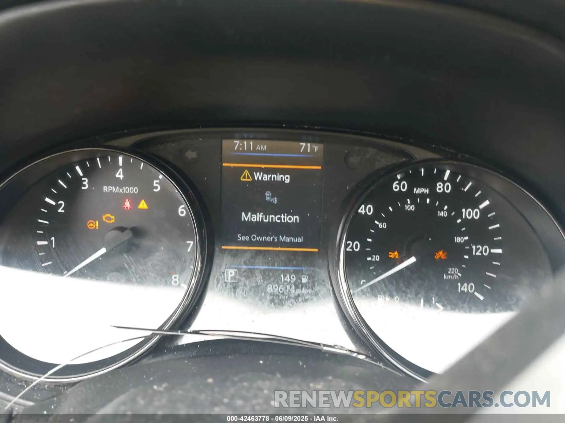 7 Photograph of a damaged car JN8AT2MV4KW392935 NISSAN ROGUE 2019
