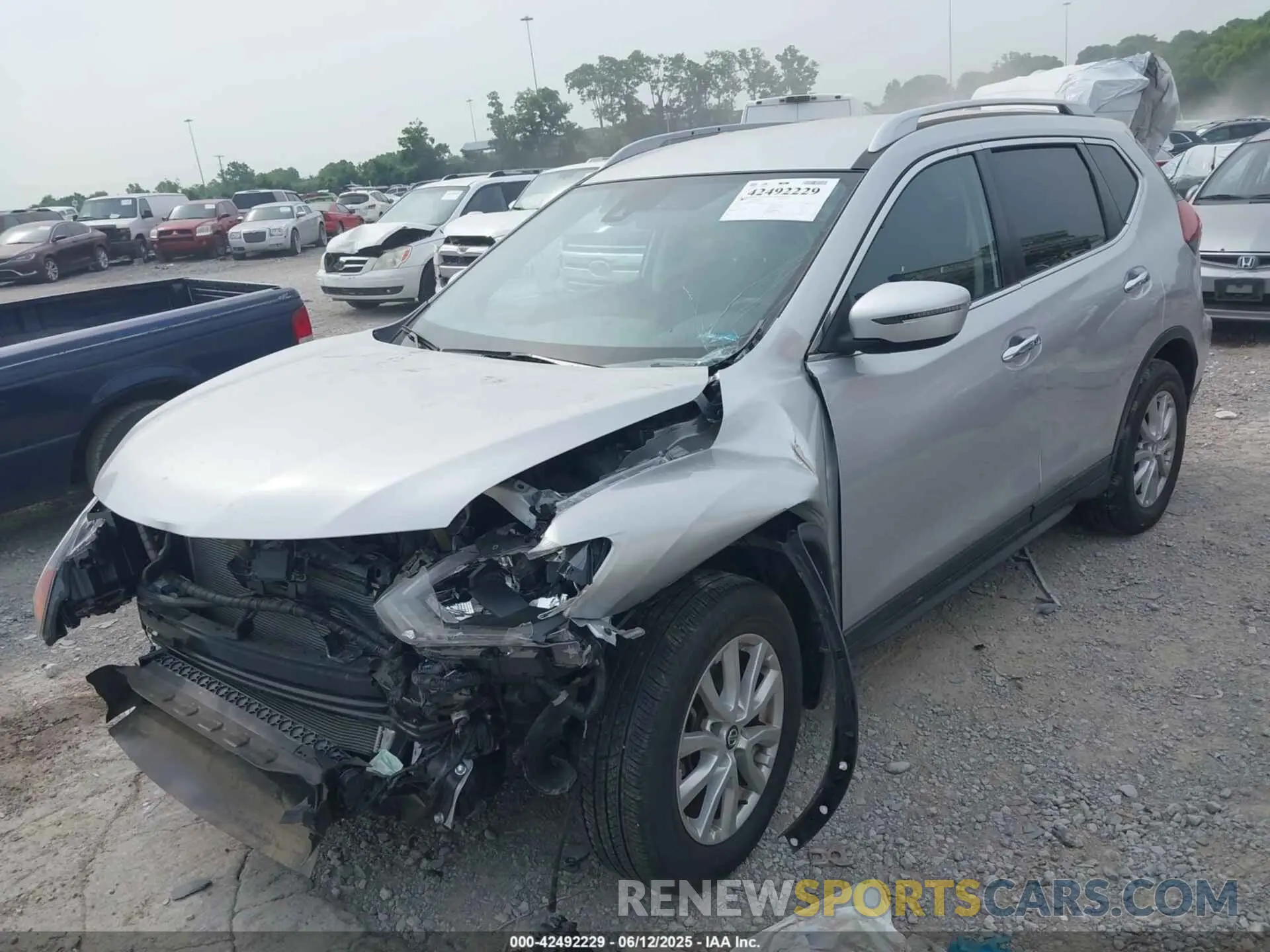2 Photograph of a damaged car JN8AT2MV4KW399576 NISSAN ROGUE 2019