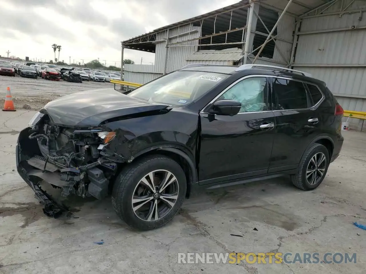 1 Photograph of a damaged car JN8AT2MV5KW380275 NISSAN ROGUE 2019