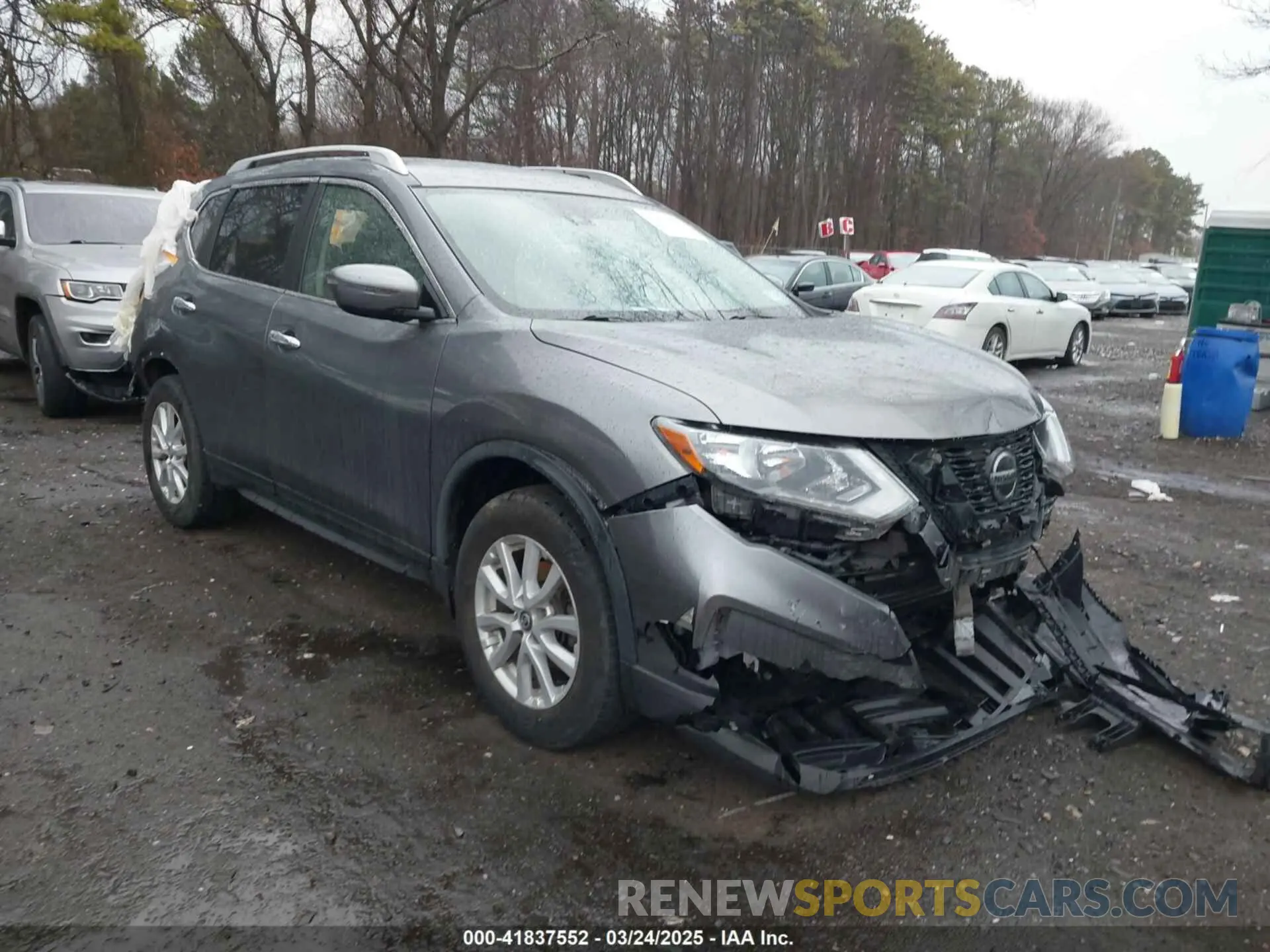 1 Photograph of a damaged car JN8AT2MV5KW382835 NISSAN ROGUE 2019