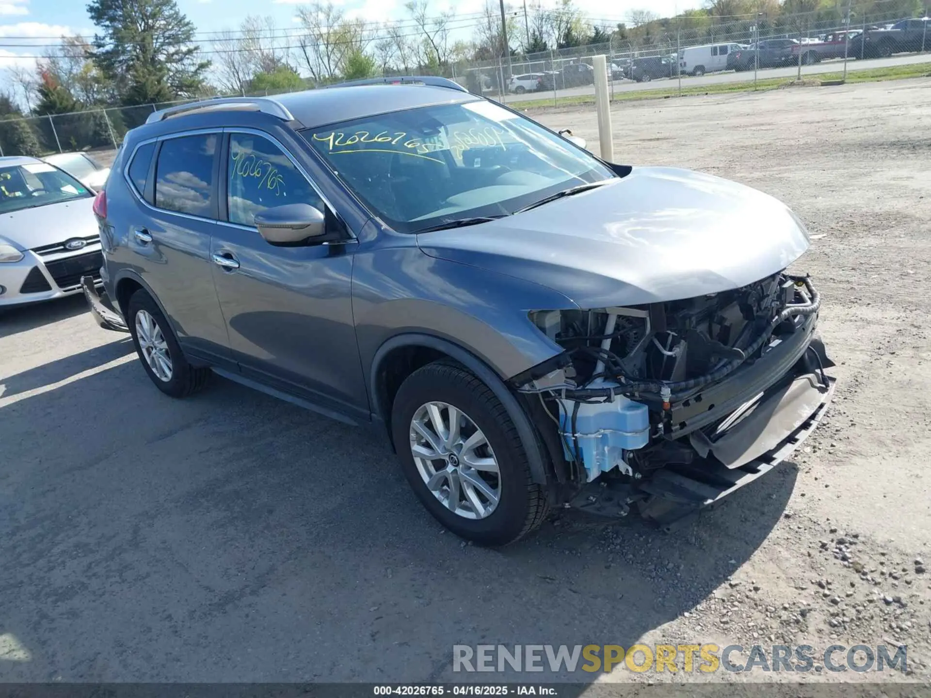 1 Photograph of a damaged car JN8AT2MV5KW389574 NISSAN ROGUE 2019
