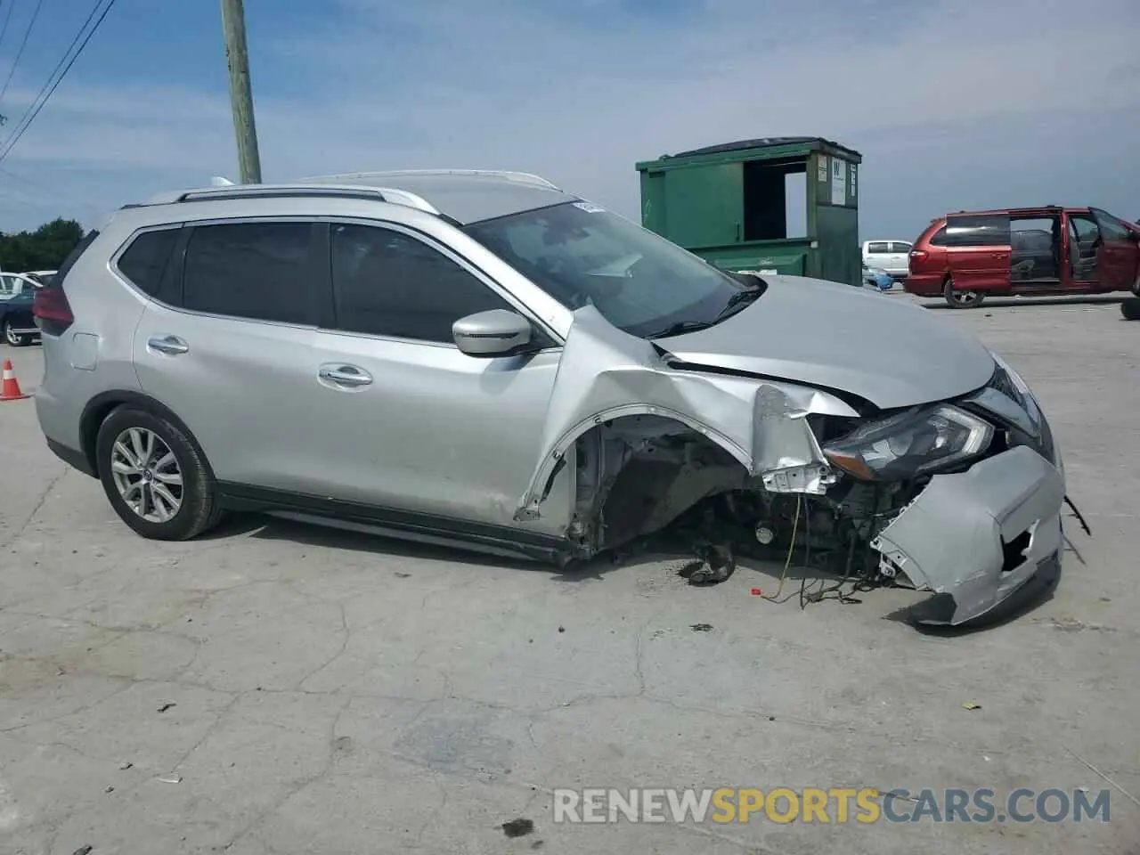 4 Photograph of a damaged car JN8AT2MV5KW400430 NISSAN ROGUE 2019