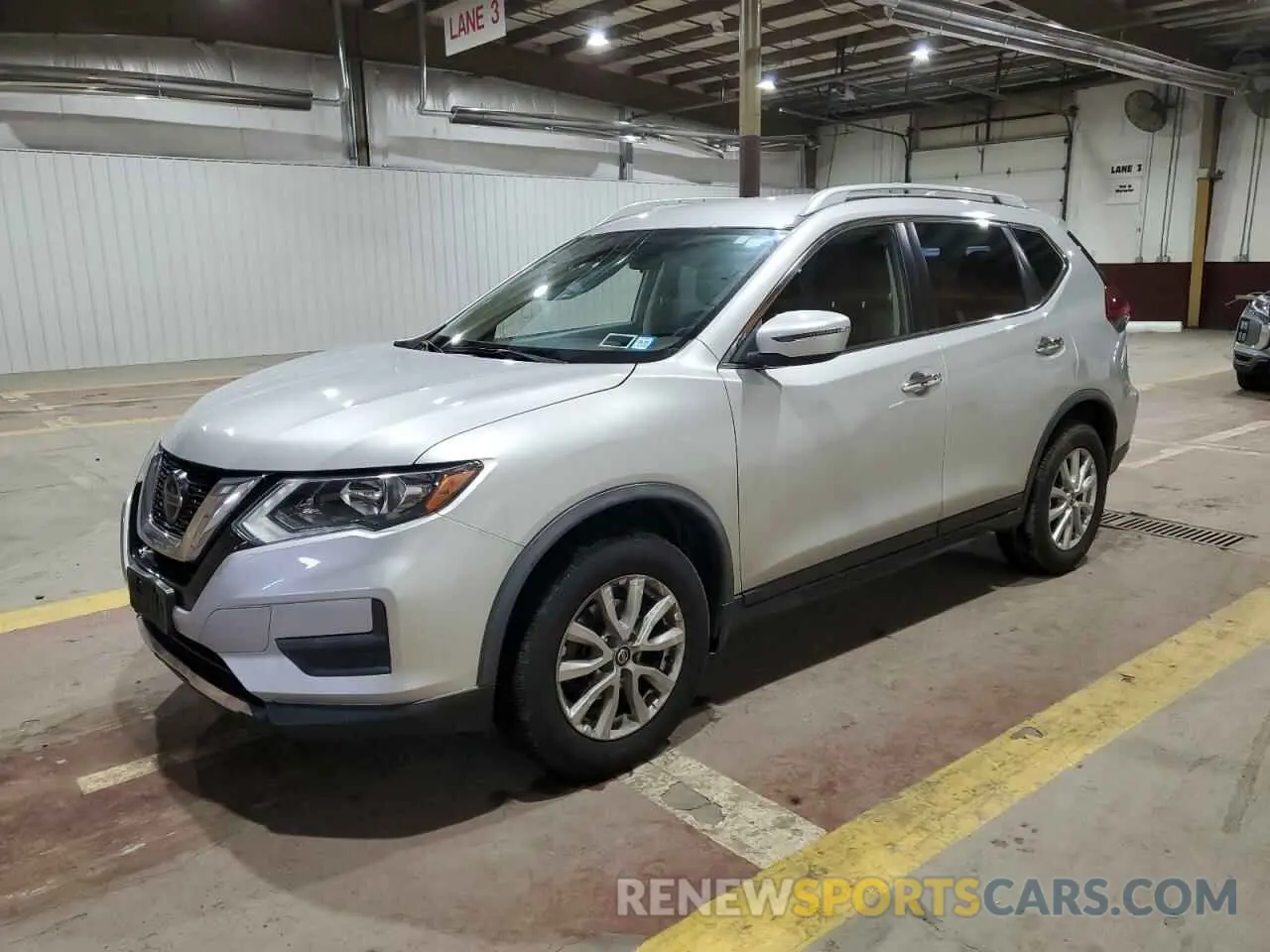 1 Photograph of a damaged car JN8AT2MV6KW376915 NISSAN ROGUE 2019