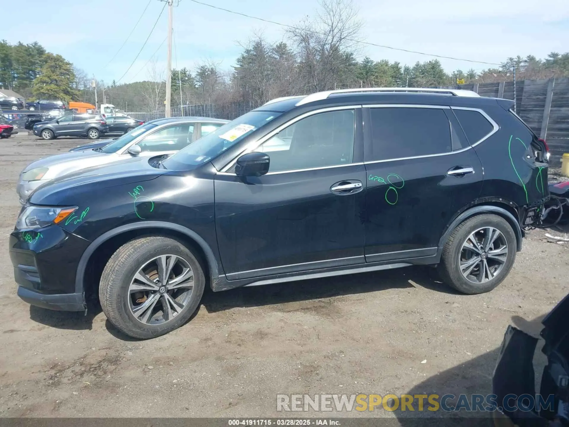 15 Photograph of a damaged car JN8AT2MV6KW384593 NISSAN ROGUE 2019