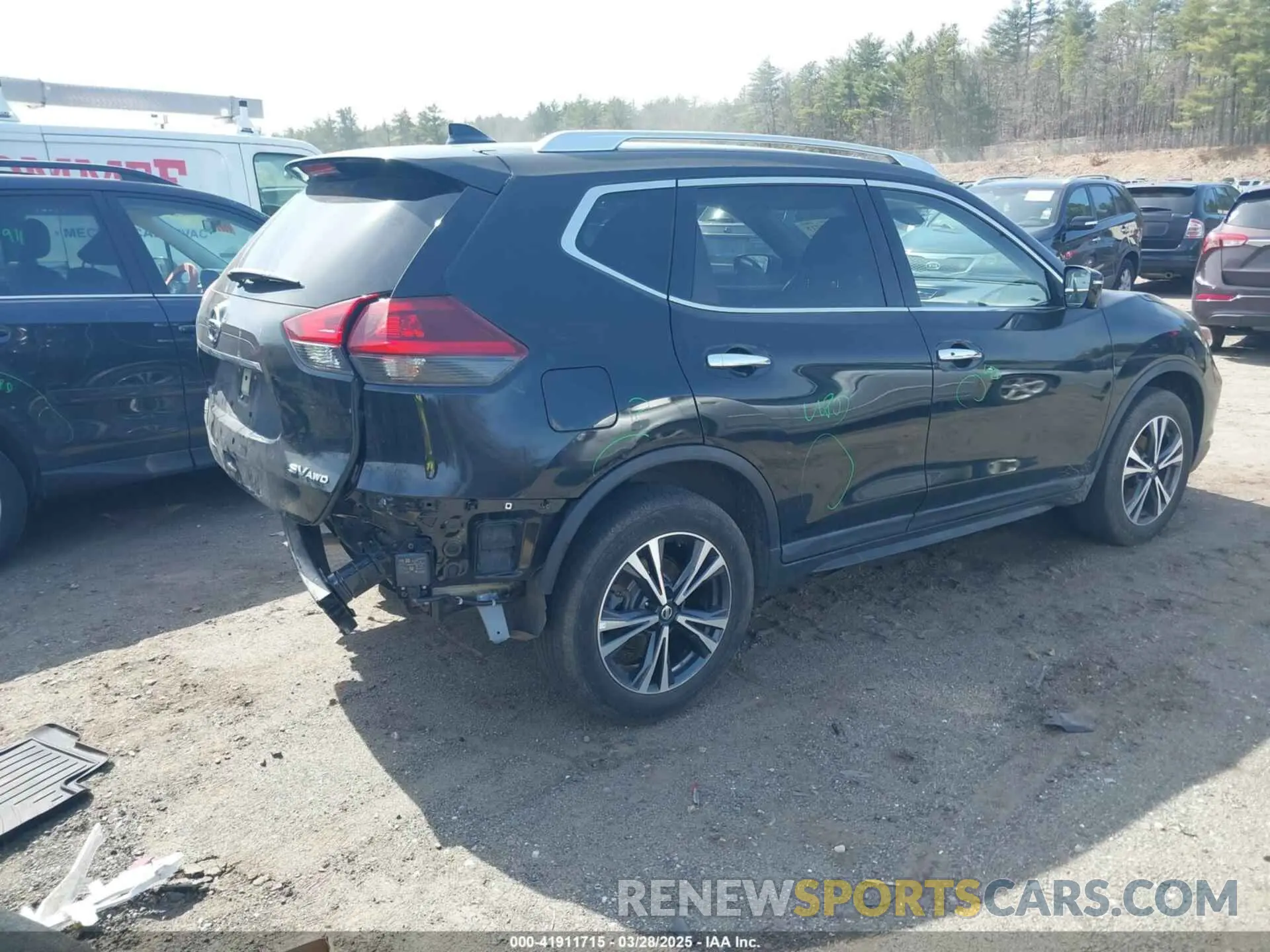 4 Photograph of a damaged car JN8AT2MV6KW384593 NISSAN ROGUE 2019