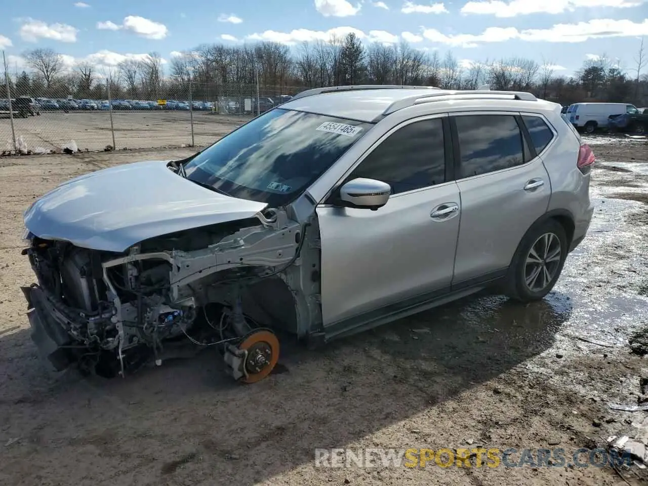 1 Photograph of a damaged car JN8AT2MV6KW387994 NISSAN ROGUE 2019