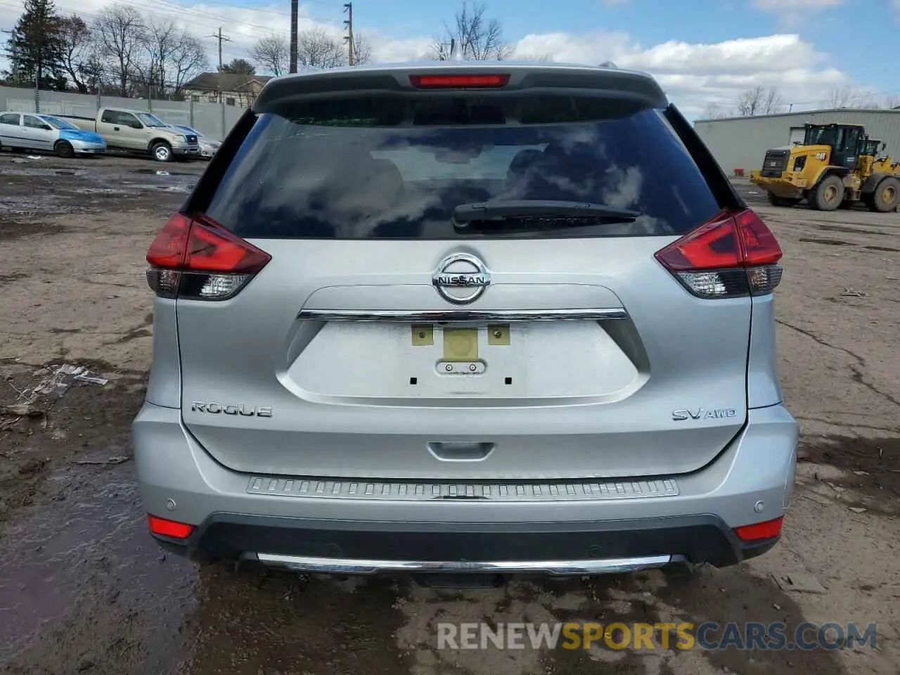 6 Photograph of a damaged car JN8AT2MV6KW387994 NISSAN ROGUE 2019