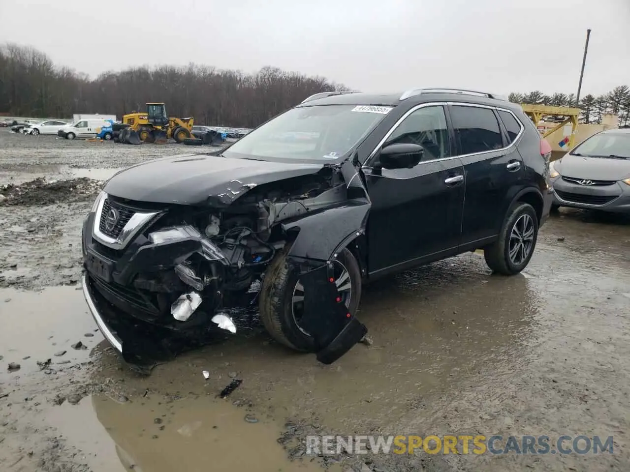 1 Photograph of a damaged car JN8AT2MV6KW390569 NISSAN ROGUE 2019