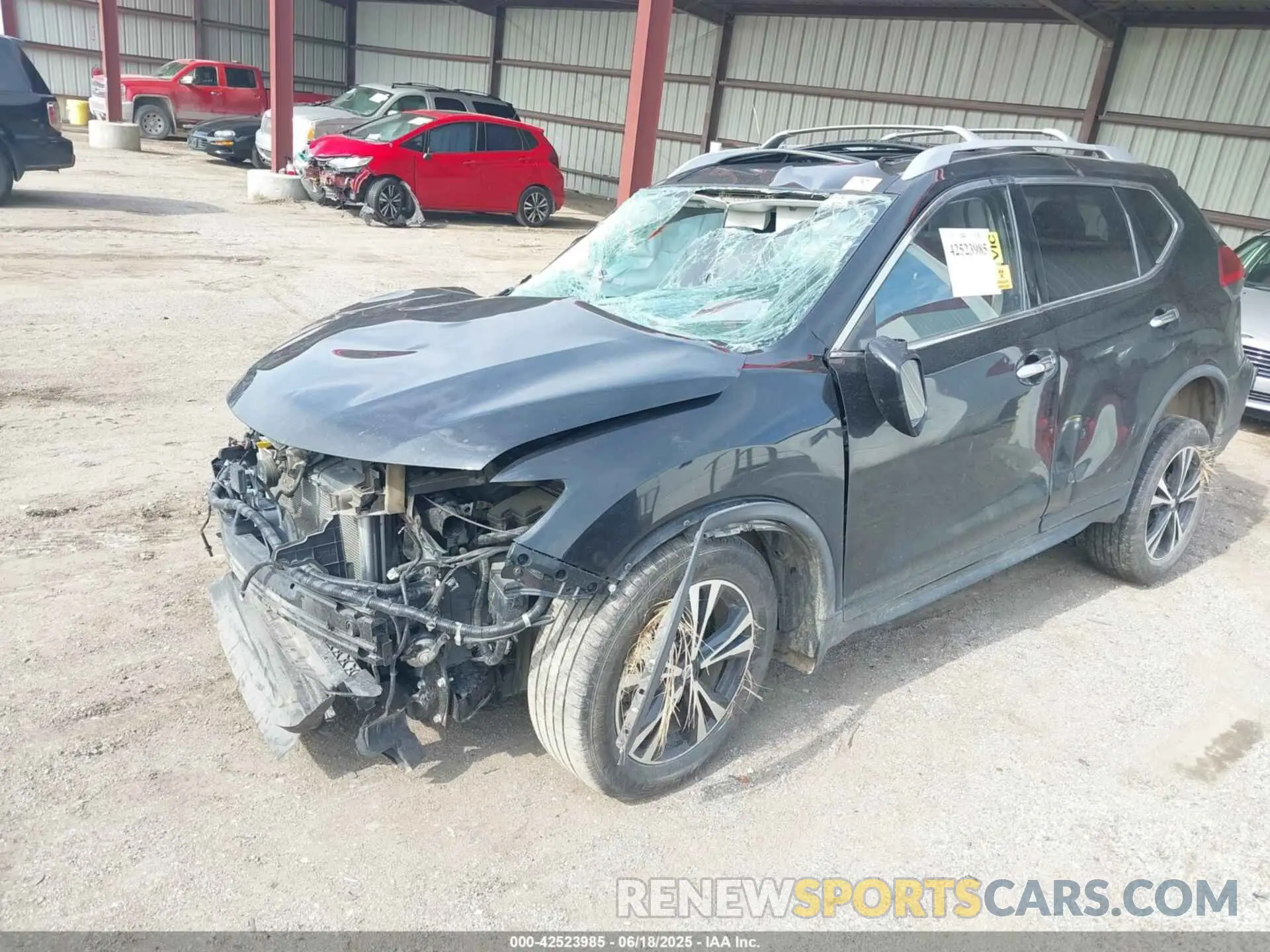 2 Photograph of a damaged car JN8AT2MV6KW402400 NISSAN ROGUE 2019