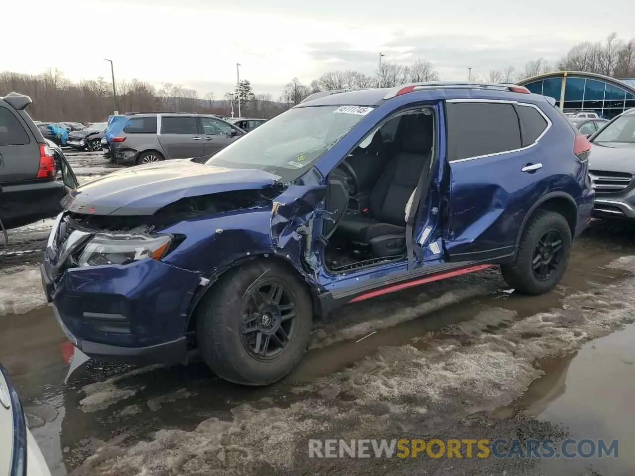 1 Photograph of a damaged car JN8AT2MV7KW370685 NISSAN ROGUE 2019