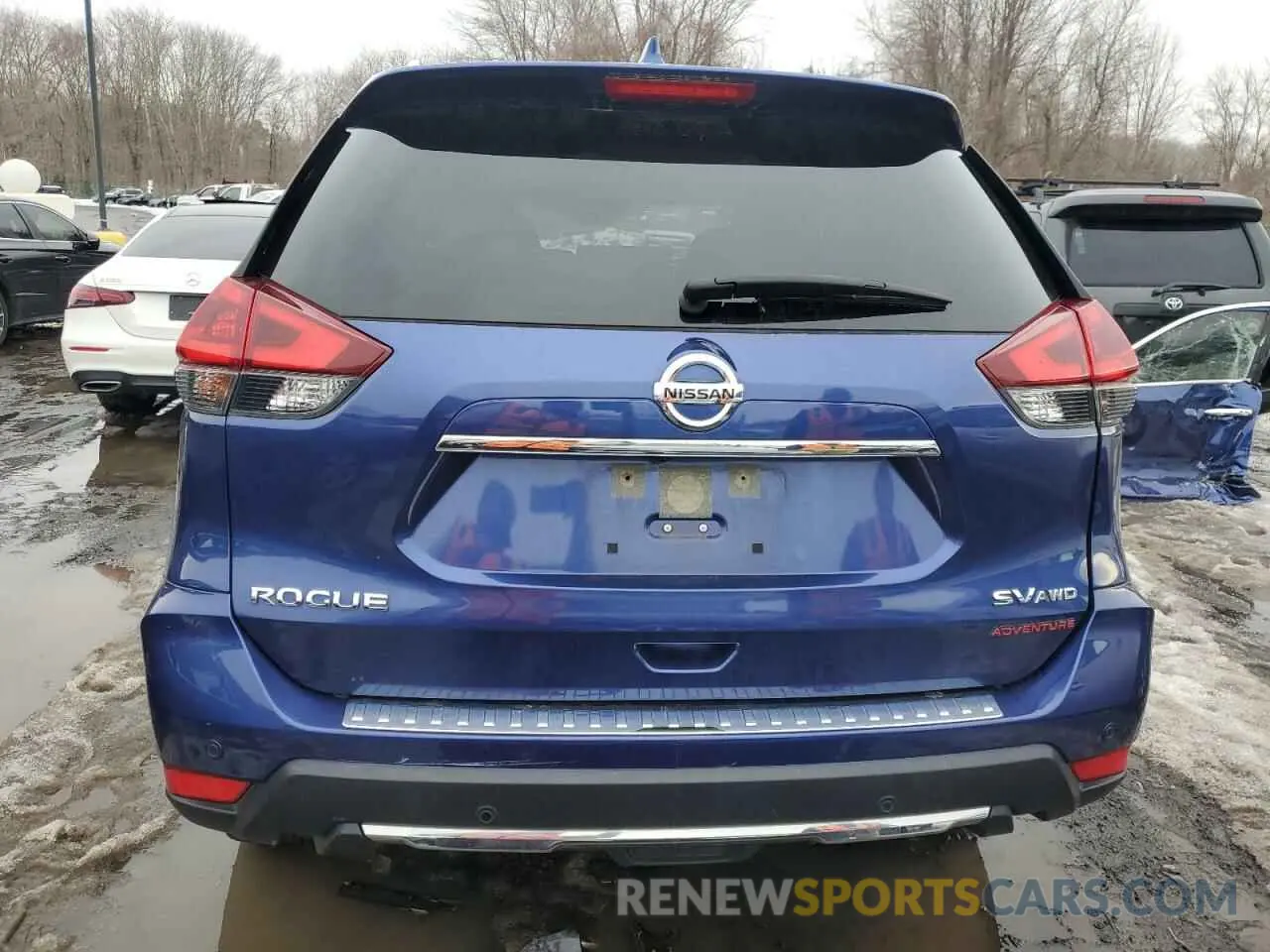6 Photograph of a damaged car JN8AT2MV7KW370685 NISSAN ROGUE 2019