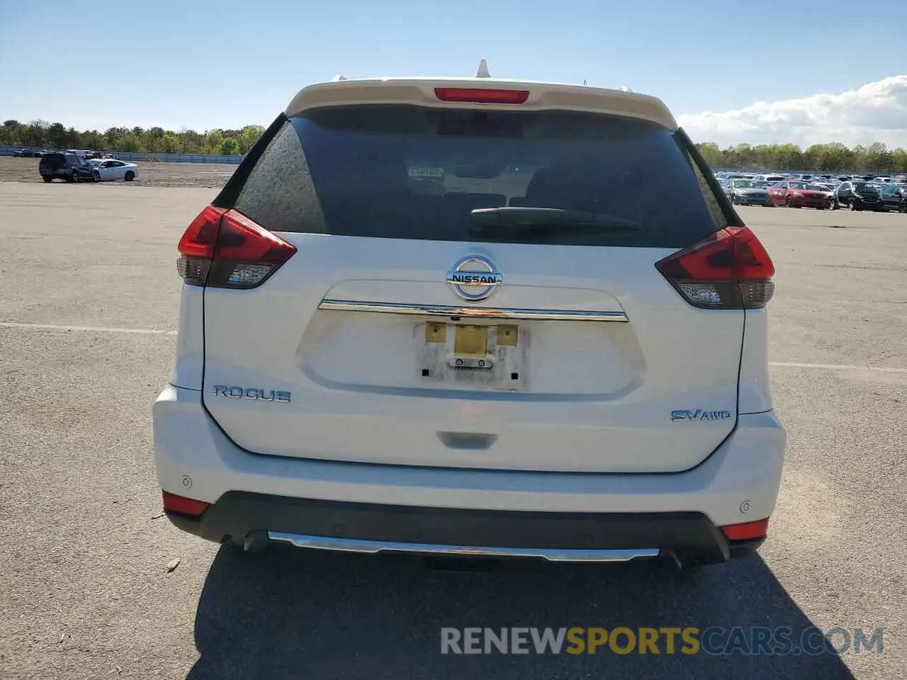 6 Photograph of a damaged car JN8AT2MV7KW383923 NISSAN ROGUE 2019