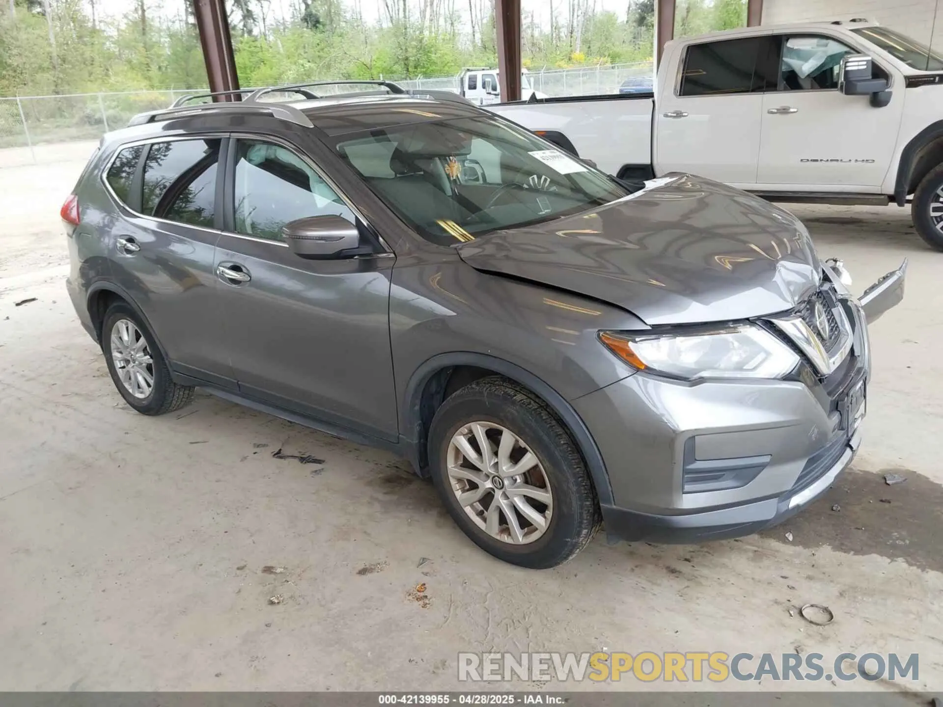 1 Photograph of a damaged car JN8AT2MV7KW390189 NISSAN ROGUE 2019