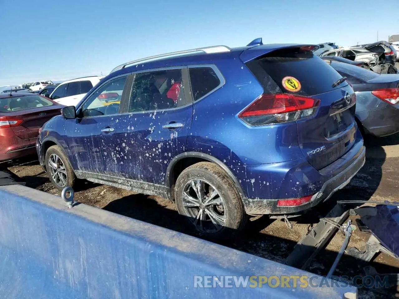 2 Photograph of a damaged car JN8AT2MV7KW392623 NISSAN ROGUE 2019