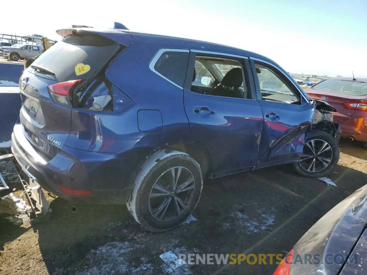3 Photograph of a damaged car JN8AT2MV7KW392623 NISSAN ROGUE 2019