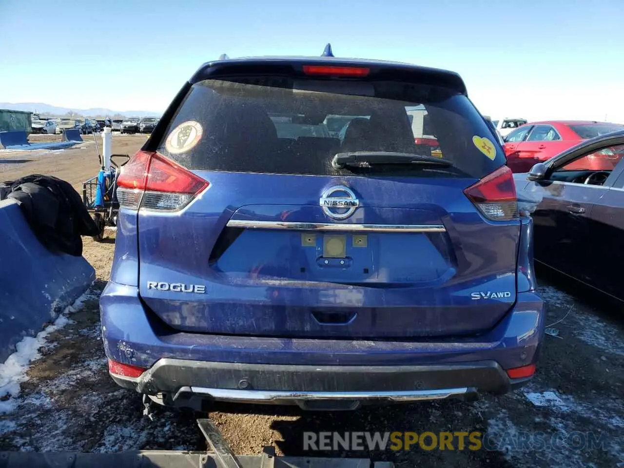 6 Photograph of a damaged car JN8AT2MV7KW392623 NISSAN ROGUE 2019
