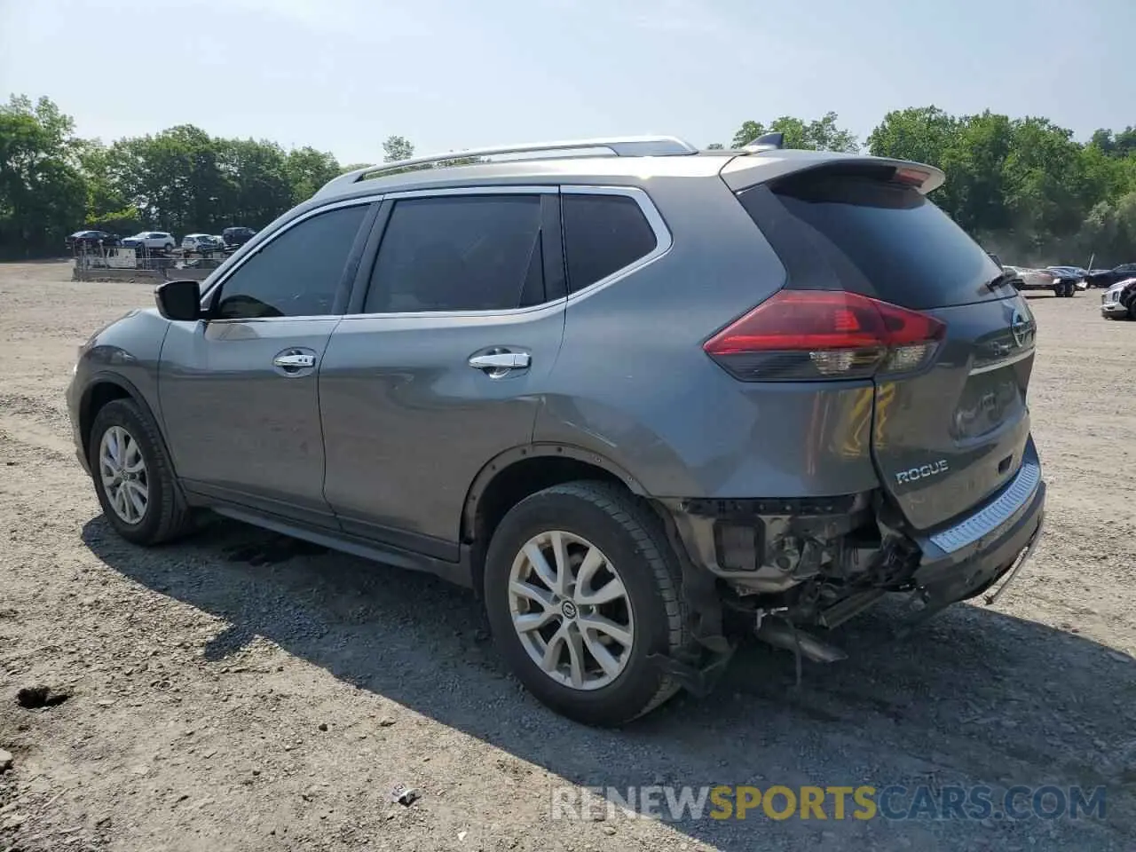 2 Photograph of a damaged car JN8AT2MV8KW376429 NISSAN ROGUE 2019