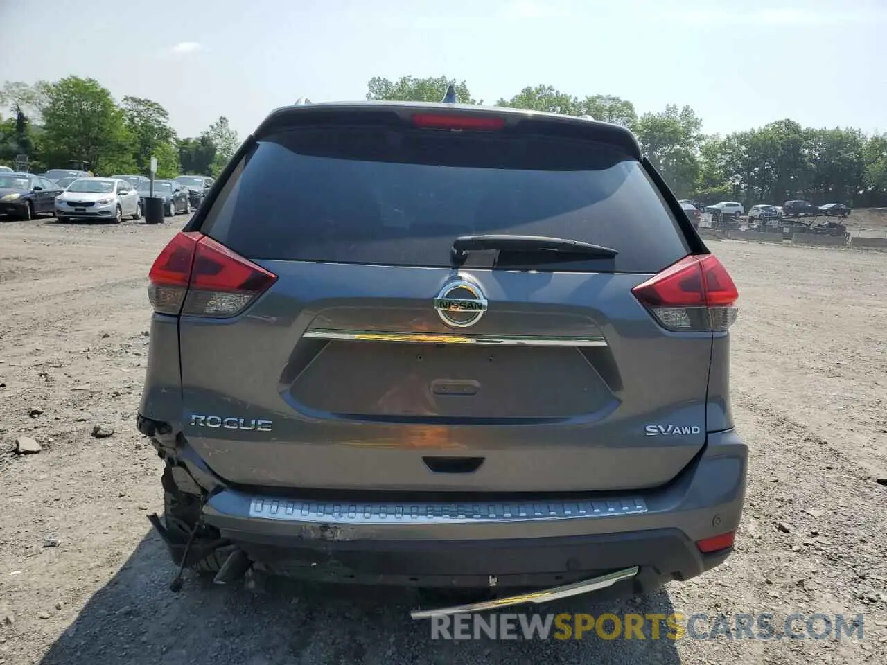 6 Photograph of a damaged car JN8AT2MV8KW376429 NISSAN ROGUE 2019