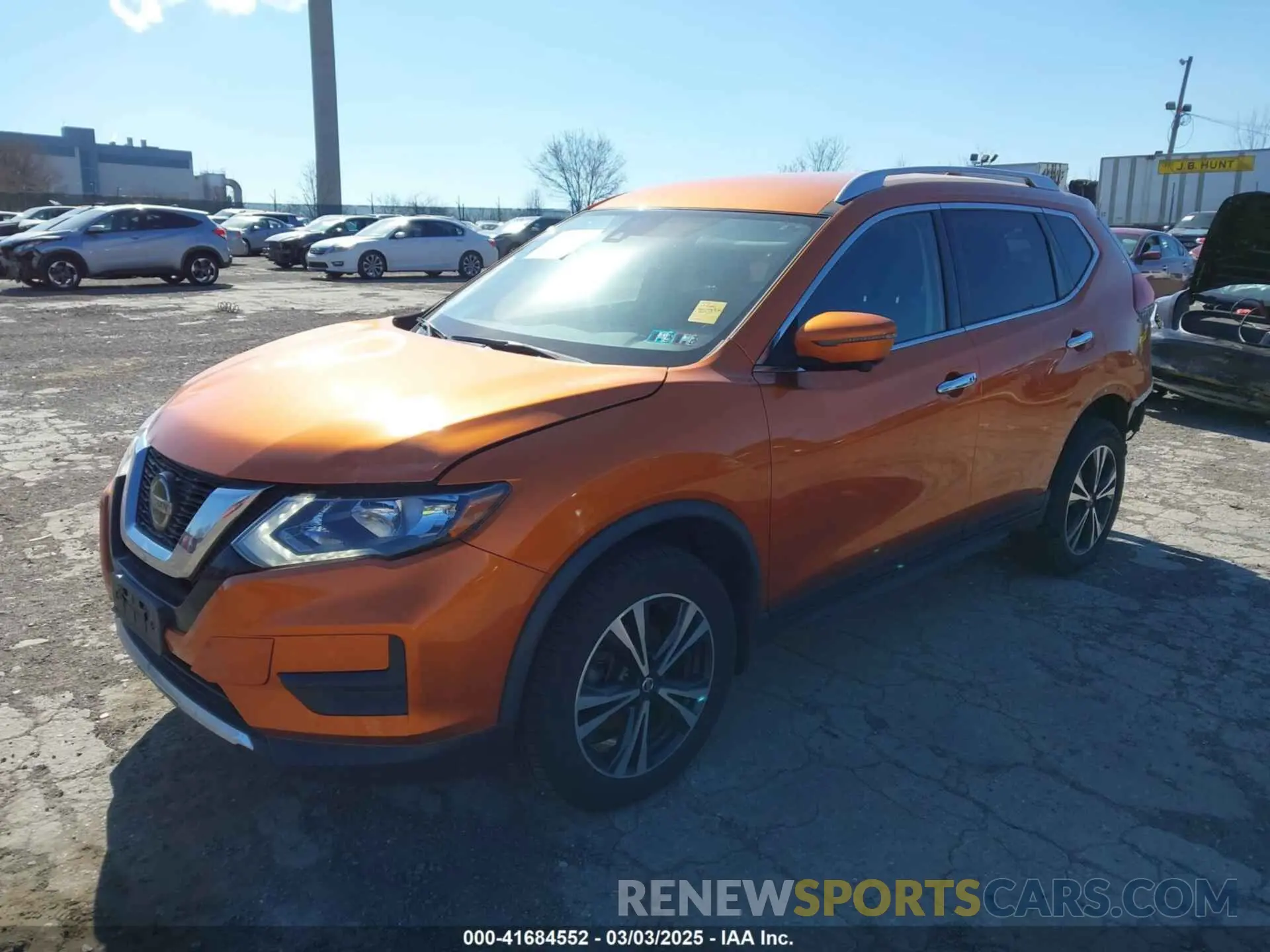 2 Photograph of a damaged car JN8AT2MV8KW376947 NISSAN ROGUE 2019