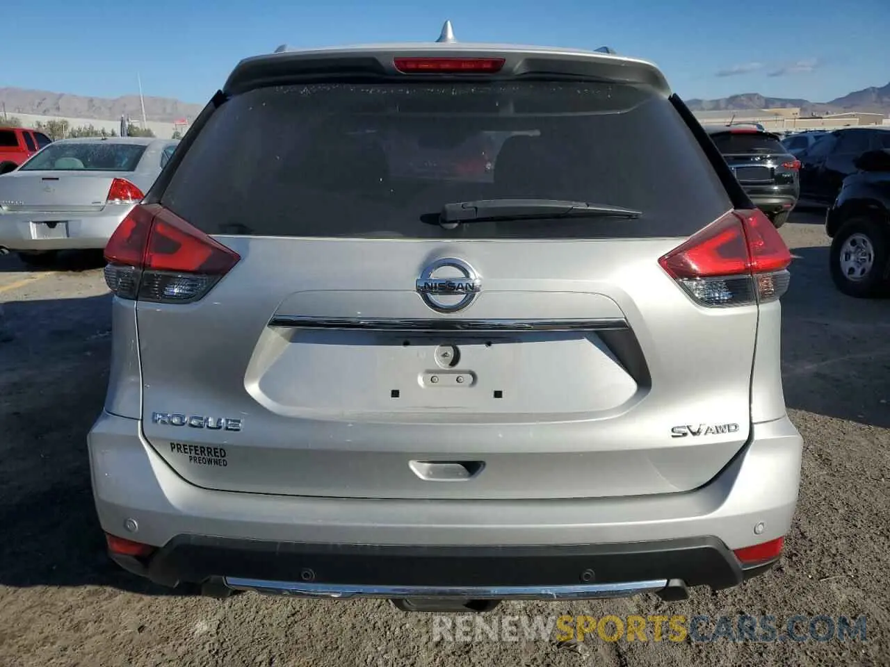 6 Photograph of a damaged car JN8AT2MV8KW378519 NISSAN ROGUE 2019