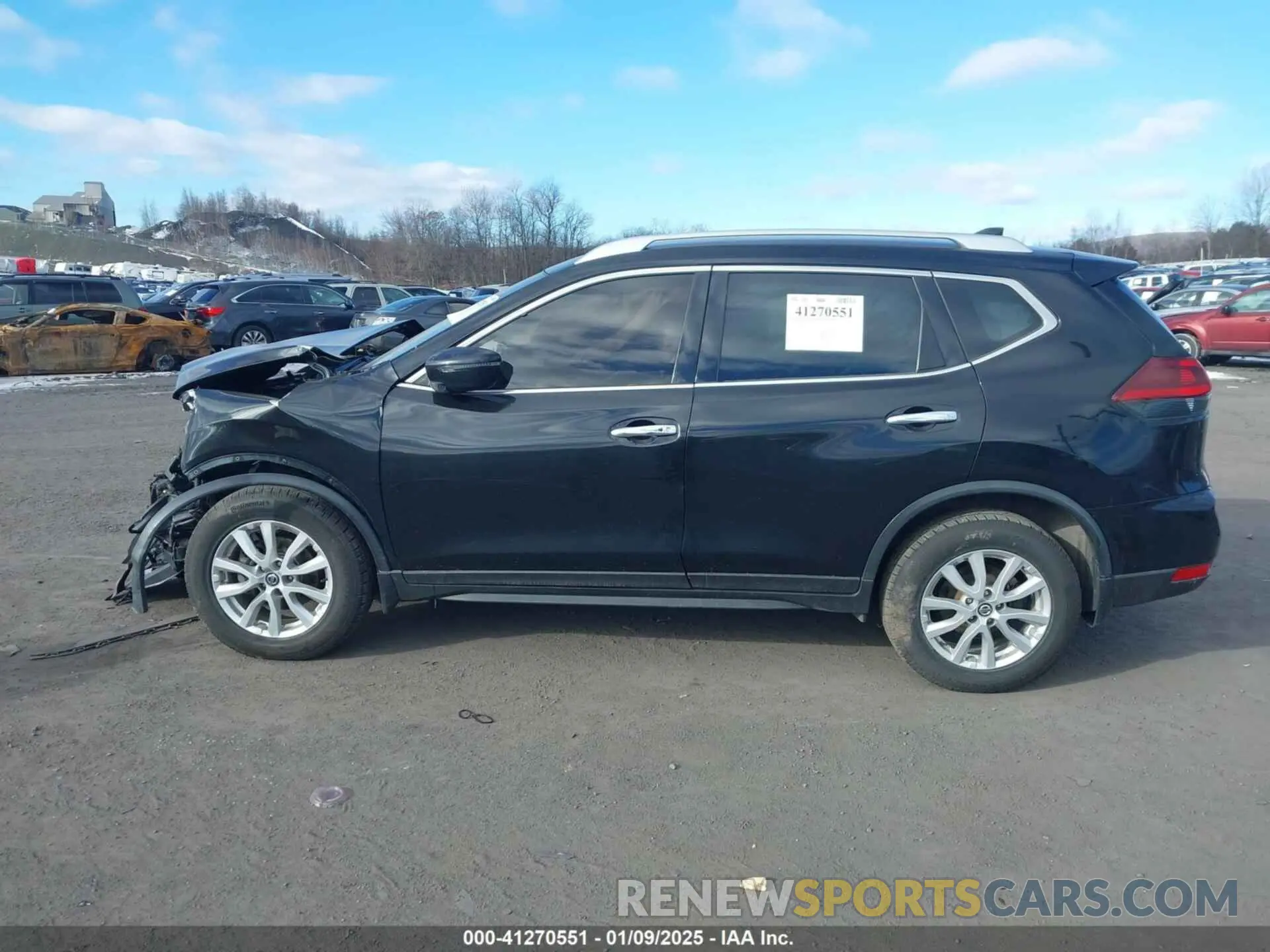 14 Photograph of a damaged car JN8AT2MV8KW385440 NISSAN ROGUE 2019
