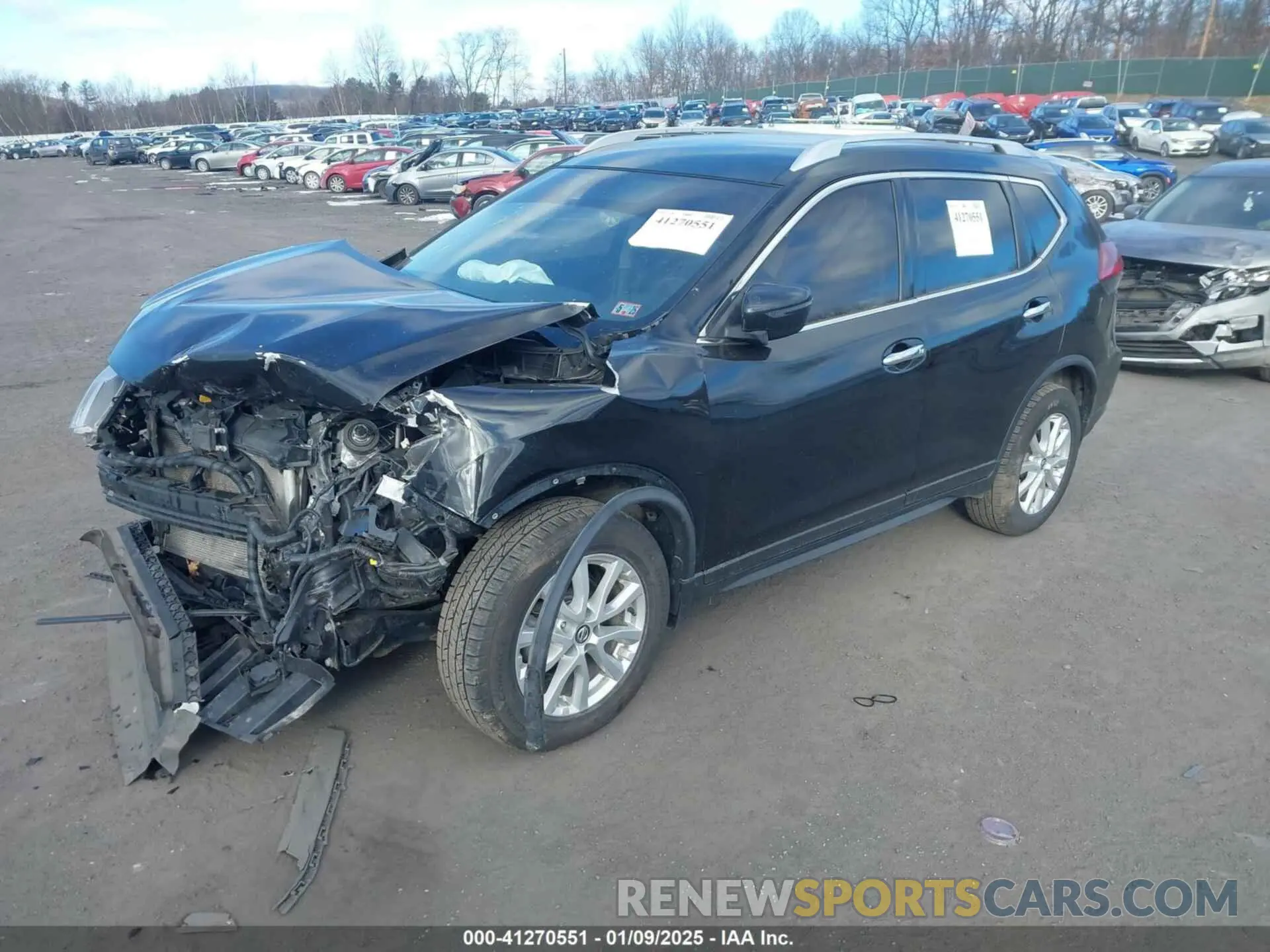 2 Photograph of a damaged car JN8AT2MV8KW385440 NISSAN ROGUE 2019