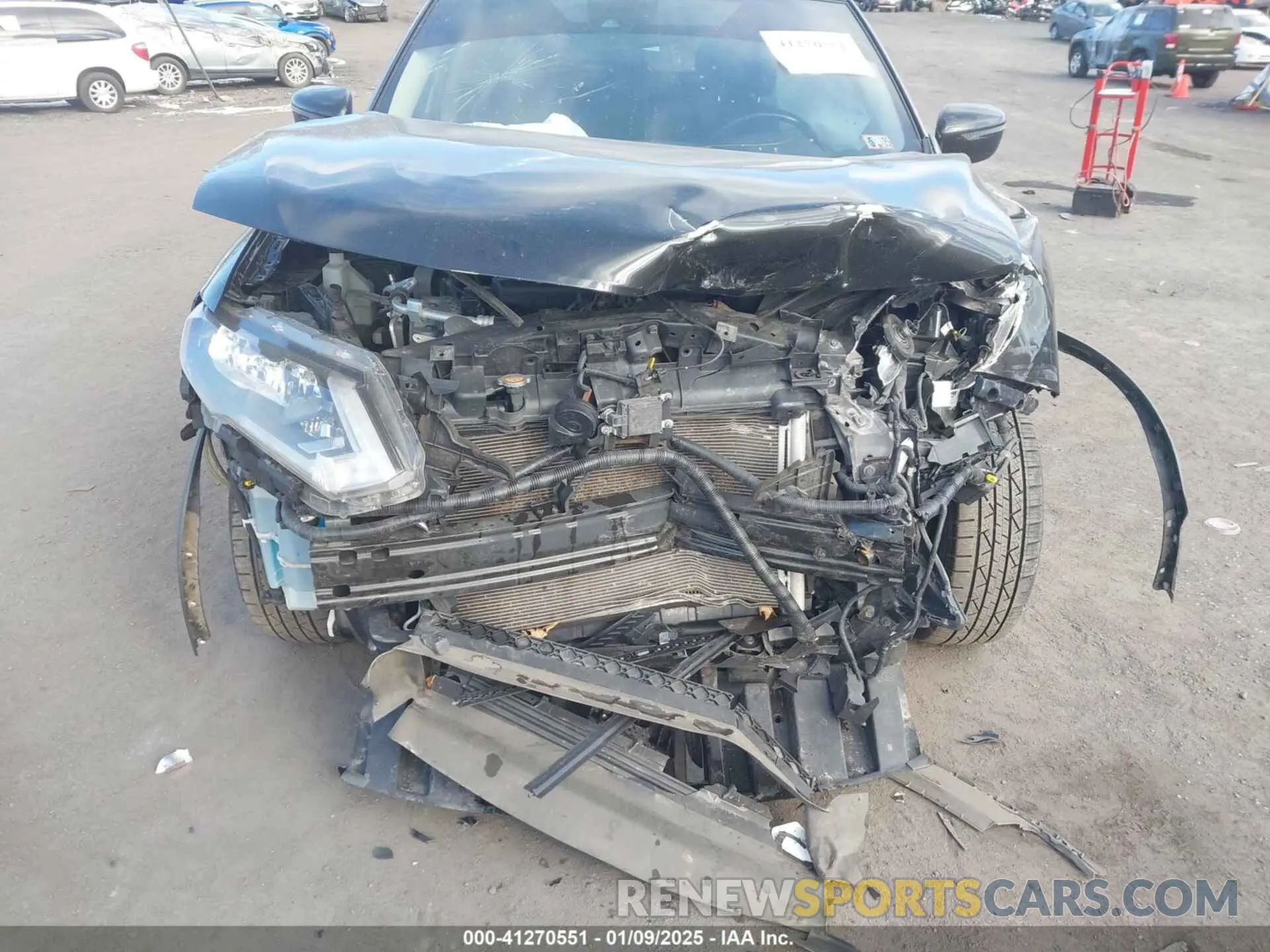 6 Photograph of a damaged car JN8AT2MV8KW385440 NISSAN ROGUE 2019