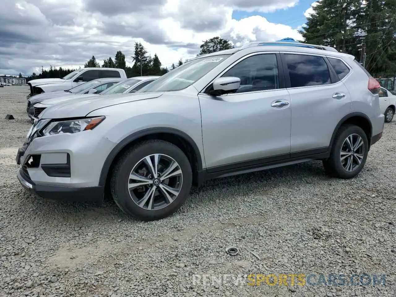 1 Photograph of a damaged car JN8AT2MV8KW389956 NISSAN ROGUE 2019