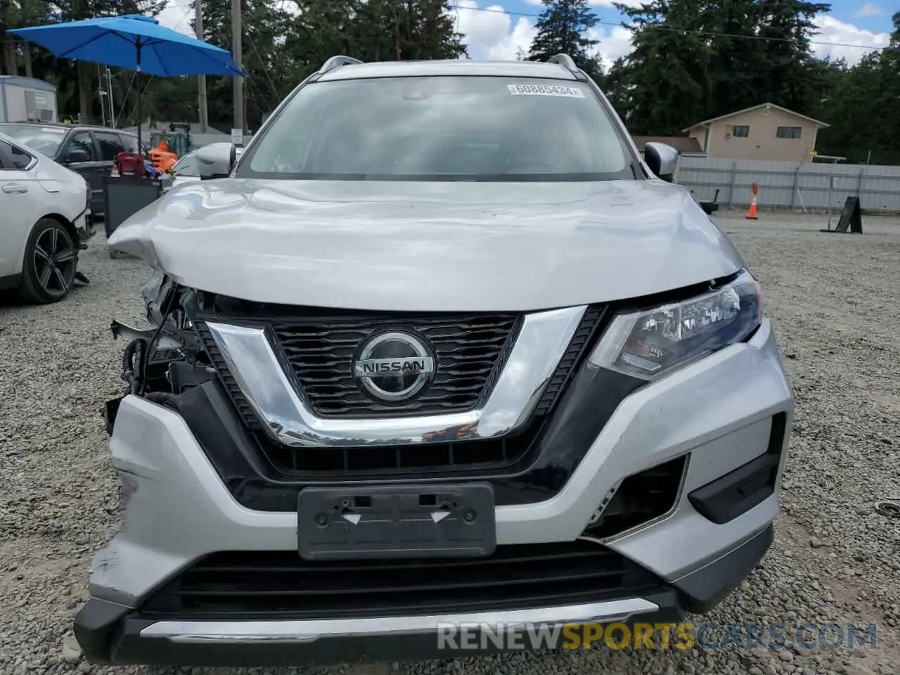 5 Photograph of a damaged car JN8AT2MV8KW389956 NISSAN ROGUE 2019