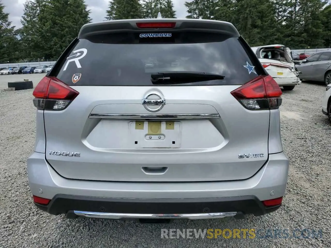 6 Photograph of a damaged car JN8AT2MV8KW389956 NISSAN ROGUE 2019